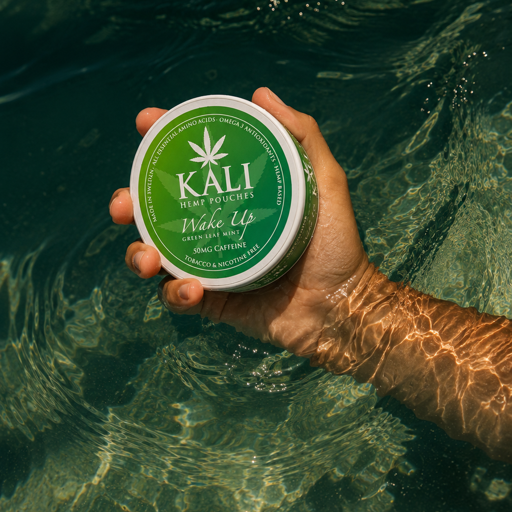 KALI Wake Up Energy Pouches – Green Leaf Mint | 50 mg Caffeine